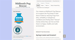 Desktop Screenshot of midsouthpugs.org